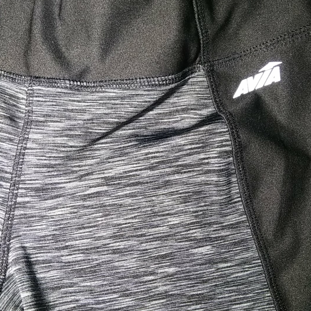 avia Medium Black Gray Workout Pants - Picture 3 of 7